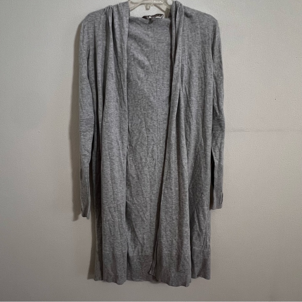 Athleta Heather Gray Women's Cardigan With Hood Size M